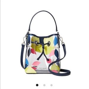 Kate Spade ♠️ Eva See Through Small Bucket Bag